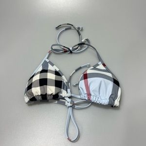 Burberry Checkered Bikini Top